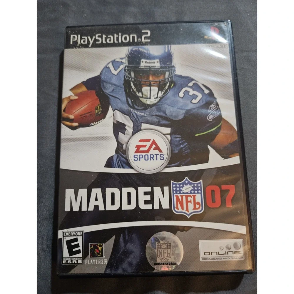 Madden NFL 07 Sony PlayStation‎ 2 PS2 EA Sports Football Shaun Alexander